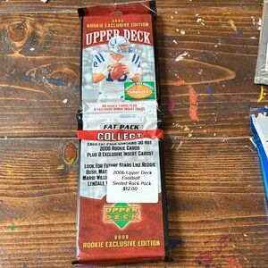 Upper Deck 2006 Football Trading Cards - Red